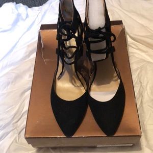 Audrey Brooks Suede Pumps
